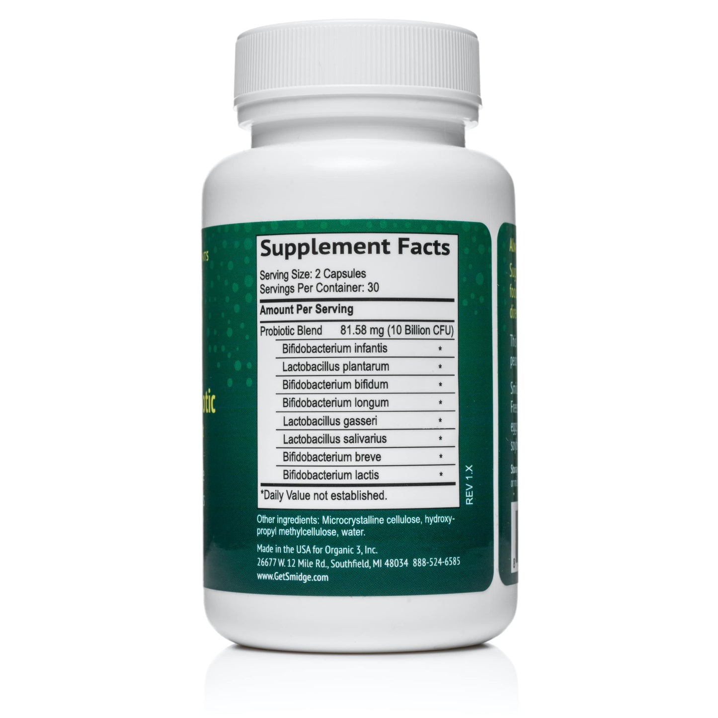 Smidge Sensitive Probiotic 60 Capsules