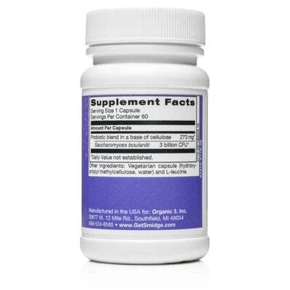 Smidge Yeastbiotics 60 capsules