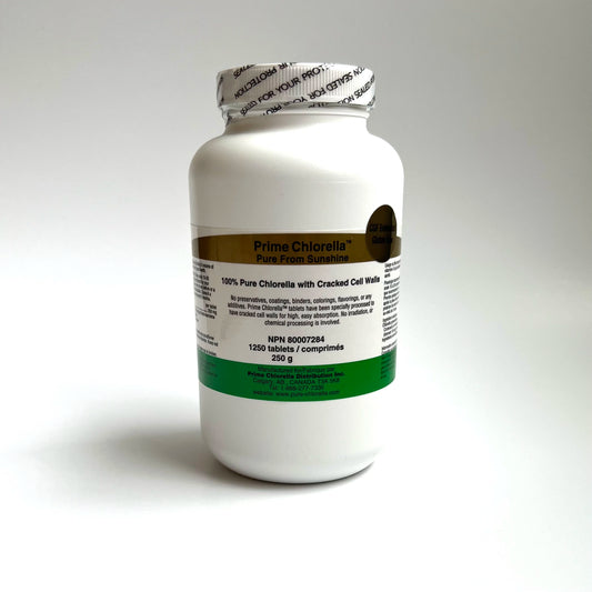 Prime Chlorella Chlorella Enhanced with CGF (1250 Tablets)
