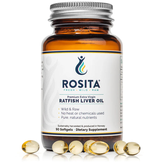 Rosita Extra Virgin Ratfish Liver Oil 90 Softgels