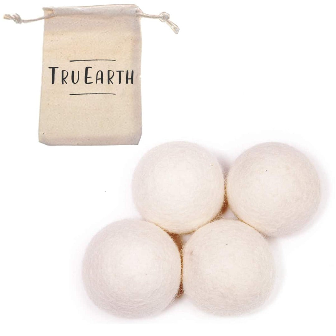 Tru Earth 100% Premium Organic New Zealand Wool Dryer Balls (no fillers)