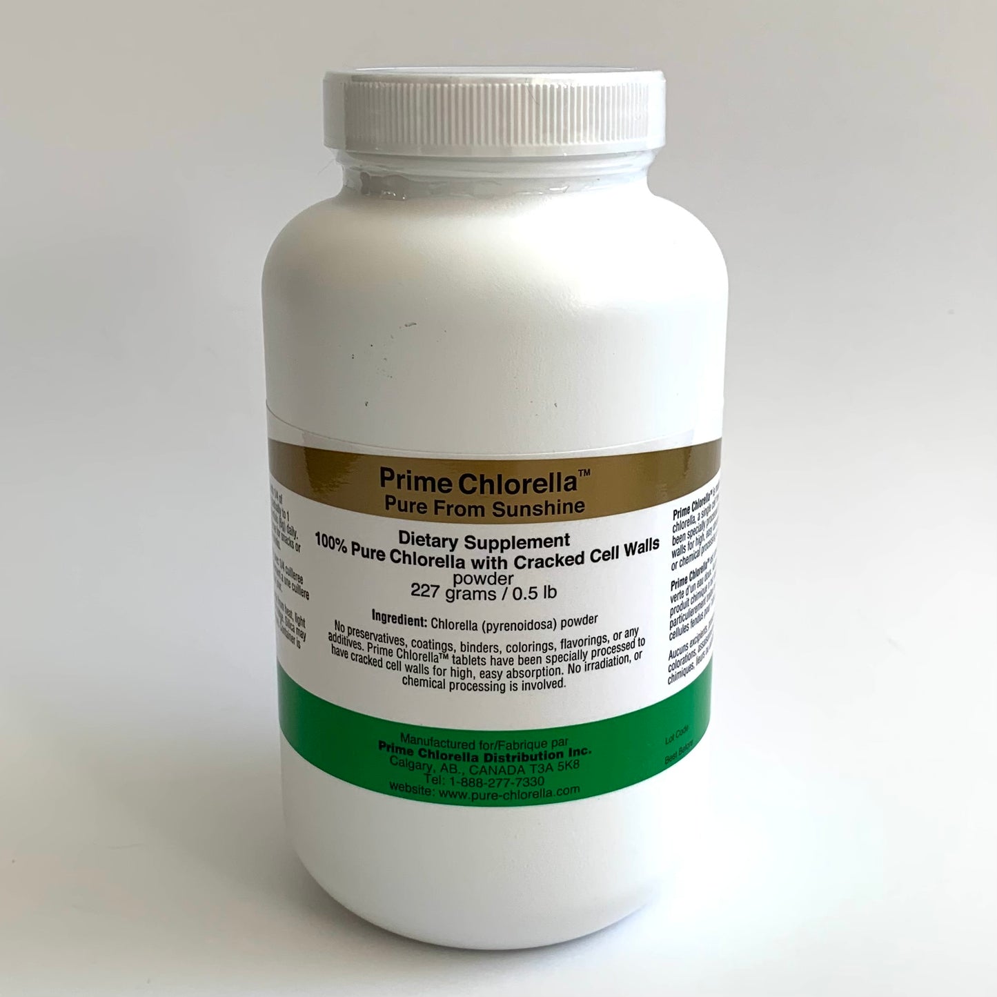 Prime Chlorella Powder (227g / 0.5 lbs)