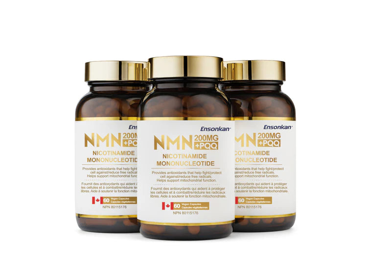 Ensonkan NMN 200mg + PQQ 20mg Capsule x 3 bottles