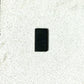 Karelian Shungite Non-polished Rectangular Phone Plate 15 x 30 mm